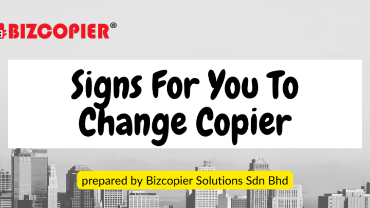 Signs For You To Change Copier