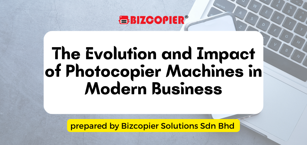 The Evolution and Impact of Photocopier Machines in Modern Business